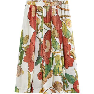 例外亚麻新中式半身裙显瘦