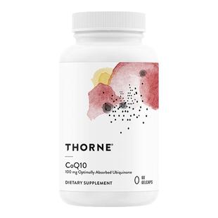 Thorne悦恩无晶体辅酶q10胶囊保护心脏美国原装进口备孕健康SP624