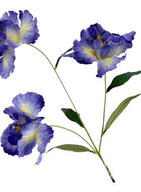 紫色高级感逼真仿真花假花客厅摆设餐桌仿生干花插花装饰花艺摆件