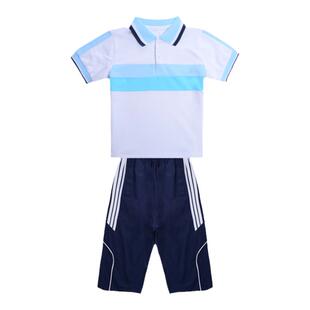 五六七年级小学生校服夏季短袖套装初中生男女儿童统一运动会班服