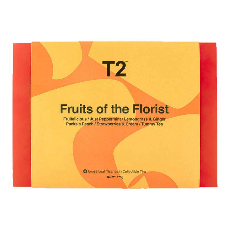 T2送礼套装水果花茶锡罐礼盒