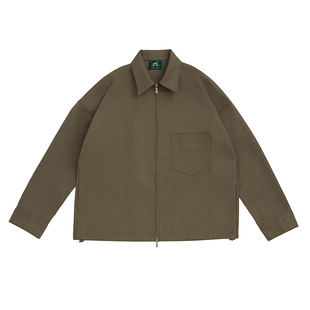 todaynowind 抗皱垂感衬衫式夹克外套 西装面料简约城市通勤