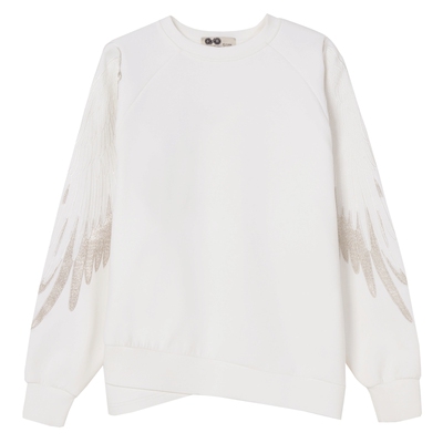 jicheng吉承重影不对称亲子卫衣