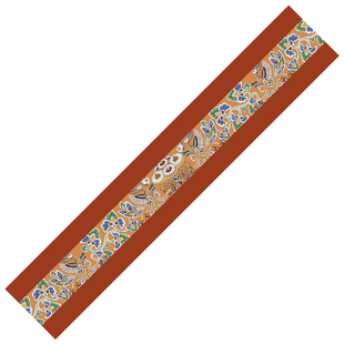 爱奇葩 原创敦煌凤戏莲花桌旗中式茶席高端茶桌垫布防水茶台桌布