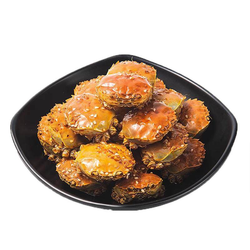 即食香辣蟹红膏全母蟹3瓶