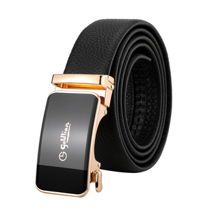 正品金利来皮带男士自动扣真皮腰带内出扣款裤带商务百搭礼盒内穿