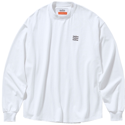 nauticawhitesail日系长袖T恤