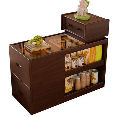 家逸机器人沙发边柜侧柜客厅可移动边几柜茶几柜创意置物柜子实木