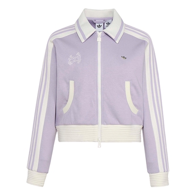 adidas阿迪达斯运动夹克早春薄外套TRACK TOP 女针织上衣 KY2151