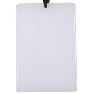 天然和田玉白玉平安牌吊坠羊脂玉佩玉牌玉坠情侣款男女款新疆玉器