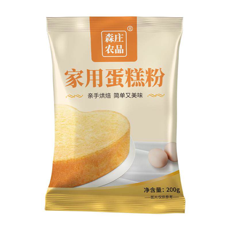 森庄农品蛋糕粉500g家用蛋糕粉烤箱电饭煲空气炸锅专用低筋面粉