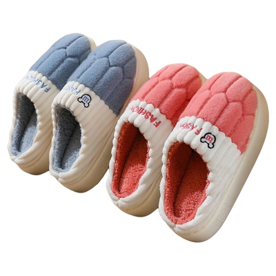 加绒加厚棉拖鞋冬天防滑保暖居家