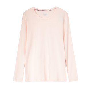 帝日斯诺2025秋冬新款男女士纯棉圆领长袖长裤全棉单件打底衫裤