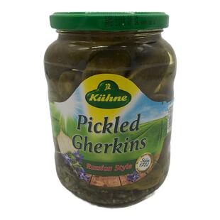 冠利俄式酸黄瓜德国进口0脂肪西餐披萨沙拉酱酸青瓜配菜罐头670g