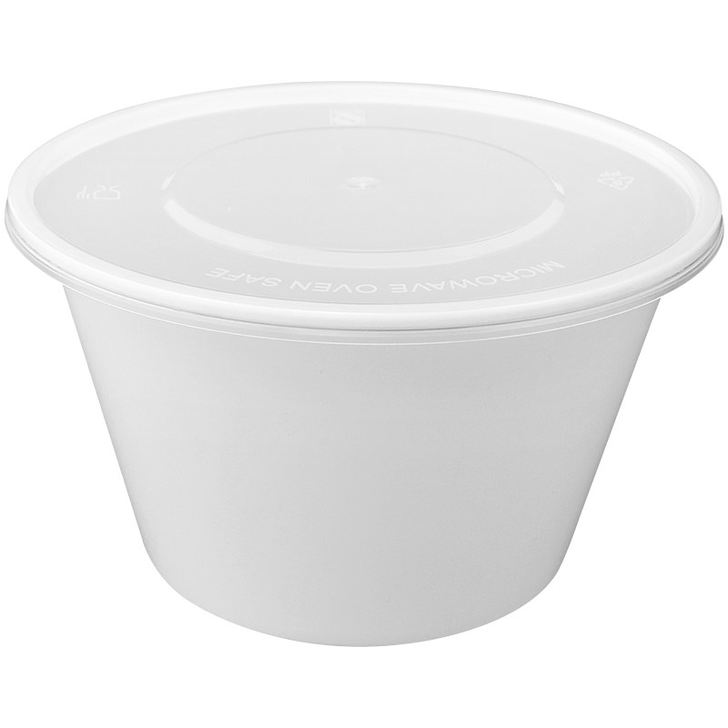 一次性白色加厚塑料碗整箱买划算