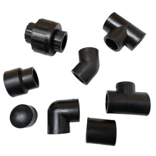 PE管热熔管件承插国标接头直通弯头三通堵头20 25 32 40 50 63 75