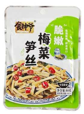 食神爷梅菜笋丝80g咸菜独立小包