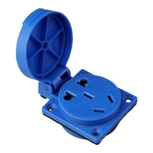 户外防水防爆插座面板室外防雨接线板220V工业五孔10A16A电源插座