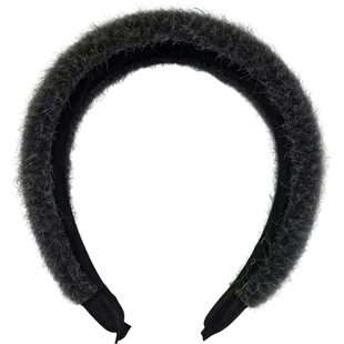 秋冬细毛绒加厚宽边发箍女2025新款高颅顶头箍气质百搭发卡发饰