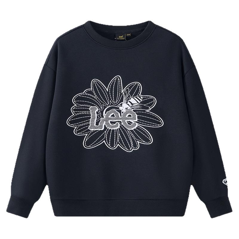 Leekids冬季加绒男女童卫衣