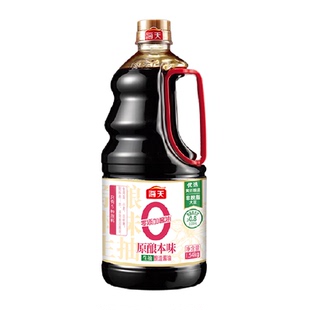 海天原酿本味1.54x1瓶0添加生抽酱油一级酿造炒菜凉拌蘸料调味品