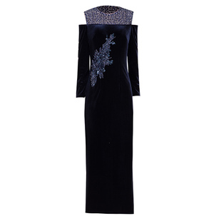 多丽琦新款晚礼服高端轻奢小众宴会活动高级感丝绒连衣裙优雅日常