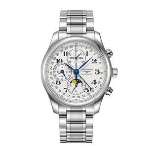 瑞士Longines浪琴名匠系列月相钢带自动机械男表 L2.773.4.78.6