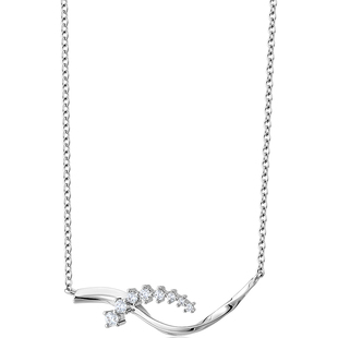 卡蒂罗闪光折纸项链女生轻奢小众设计感高级时尚锁骨链礼物送闺蜜