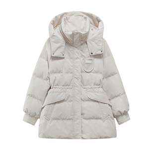 大码鸭绒羽绒服女200斤胖mm加肥加大中长款宽松韩版加厚显瘦外套