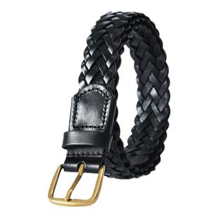 手工编织皮带男士休闲针扣头层牛皮镂空腰带时尚韩版个性窄腰带男