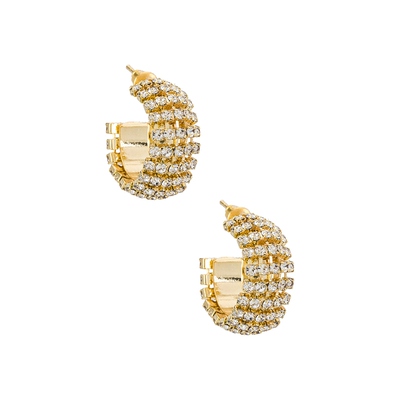 petit moments GLITTER 耳环revolve时尚小众新款金色