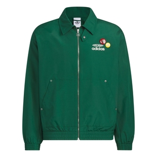 王安宇同款休闲时尚宽松运动夹克外套男秋冬adidas阿迪达斯三叶草