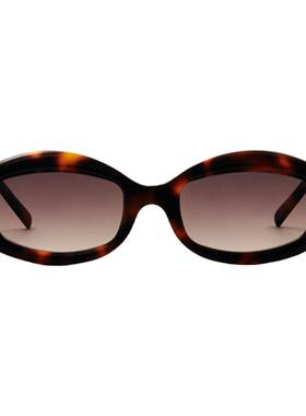 大理石椭圆太阳镜BOOL偏光复古