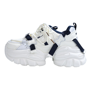 回力女鞋新款原创老爹鞋加绒2025秋冬厚底百搭爆款休闲鞋子运动鞋