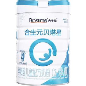合生元贝塔星学龄前儿童配方奶粉4段800g×1罐（3-6周岁）