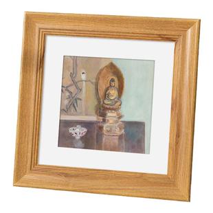 正方形画框挂墙照片装裱相框摆台方10寸12 14 16油画空框展示框架