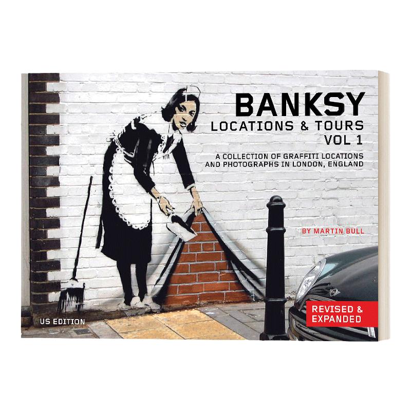 Banksy Locations and Tours Volume 1 班克西涂鸦点和旅游指南 卷1 英国街头艺术家Banksy涂鸦作品 摄影集