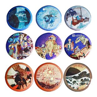 人文之宝 一千零一夜文创周边徽章 盲盒吧唧