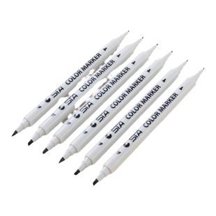 STA斯塔制图专用双头点柱笔3100日本进口笔尖马克笔黑色快题工程设计建筑勾线描边记号笔