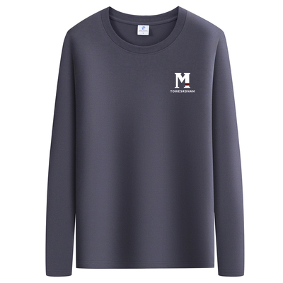 秋季潮流纯棉长袖T恤大码男上衣