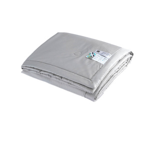 美庭家纺抗菌绵柔夏被60支长绒棉纯色全棉抗菌防螨儿童空调被