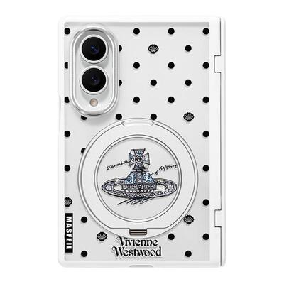 MASFEIL× 贝壳土星适用三星GalaxyZFold8Wide手机壳磁吸带支架小折叠屏阔Zfold8透明全包保护套防摔新款高档