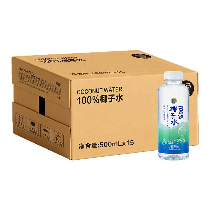 盒马 100%椰子水 500ml*15瓶