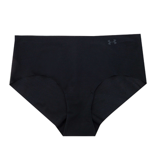 安德玛内裤女士春季3条装黑色三角裤无痕内裤马拉松运动内裤