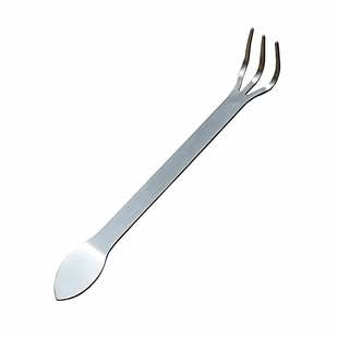 新款盆景耙子家用不锈钢手耙双头压土刀摘芽手工盆景制作工具松土