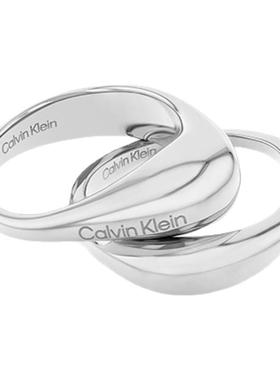 【新款】CalvinKlein正品CK戒指风尚系列时尚设计小水滴女士戒指
