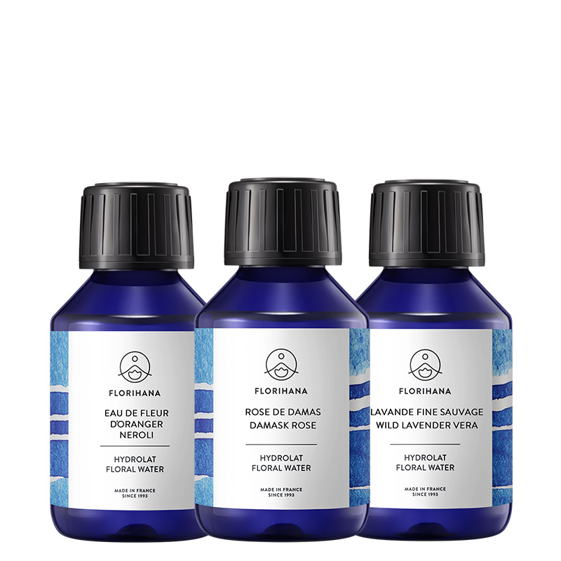 Florihana法国F家旅行纯露套装100ML*3补水滋润保湿痘痘肌爽肤水