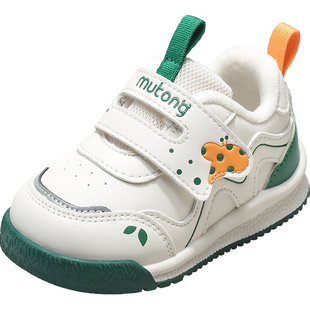 牧童宝宝学步鞋冬季女童软底童鞋加绒婴儿面包鞋男童保暖二棉鞋子