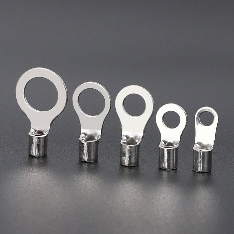 OT0.51.52.54610耳圆形线端子国产端头16/鼻子端子压冷裸铜