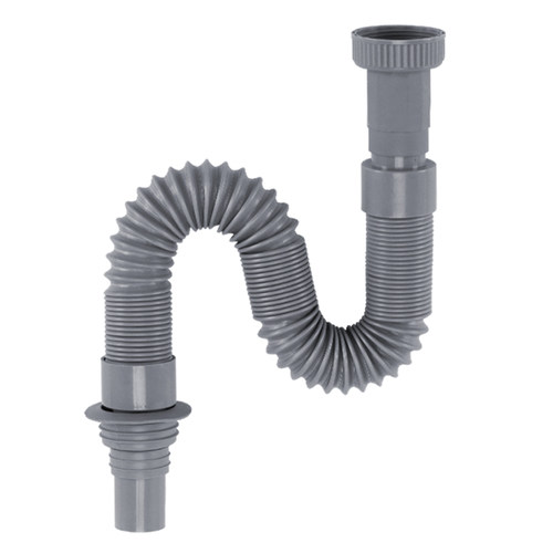 厨房洗菜盆排水管洗脸盆水池带钢丝伸缩管水槽S弯下水管加长配件